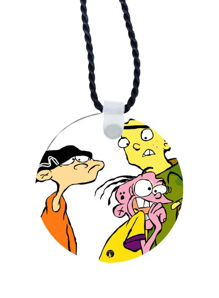 Cartoon Printed Pendant Necklace