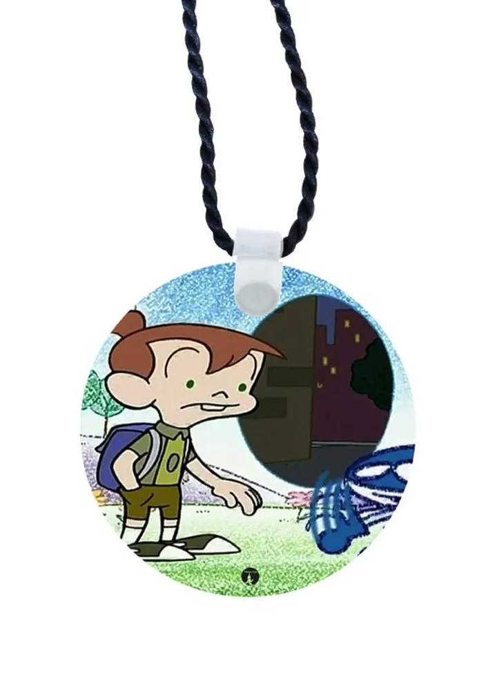 Cartoon Printed Pendant Necklace