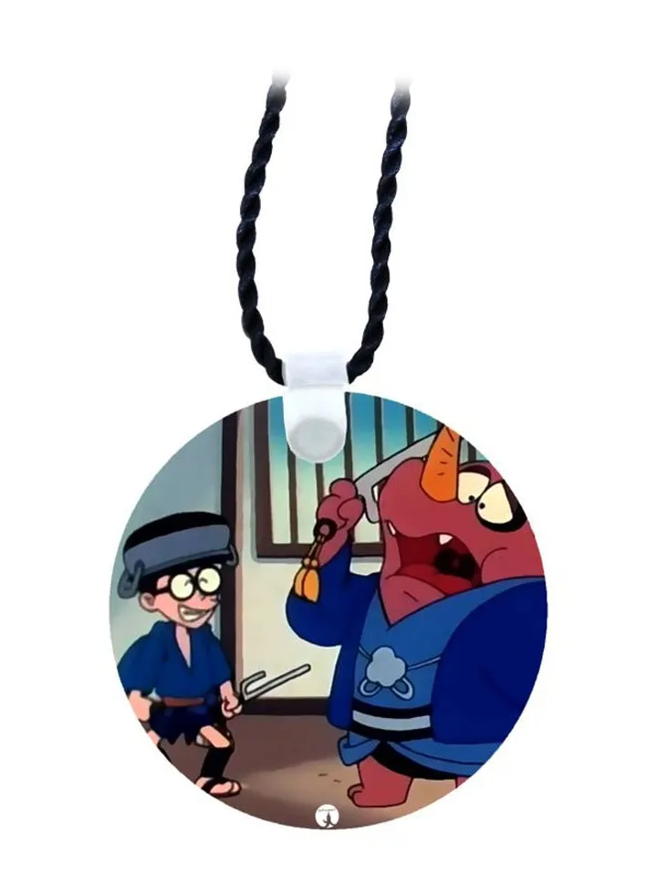 Cartoon Printed Pendant Necklace
