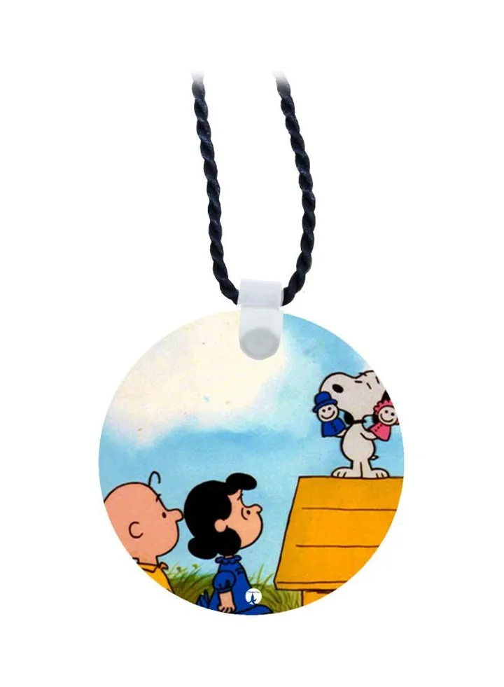 Cartoon Printed Pendant Necklace
