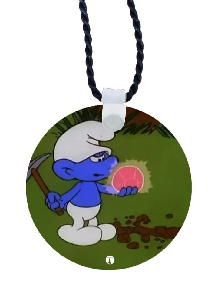 Cartoon Printed Pendant Necklace