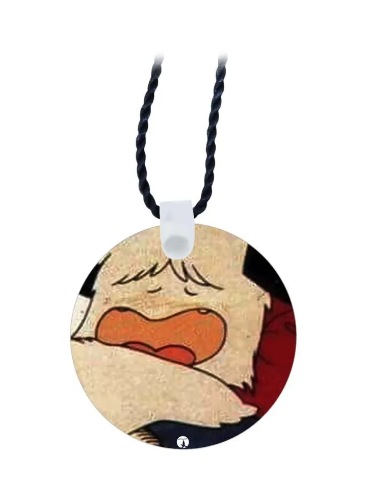Cartoon Printed Pendant Necklace