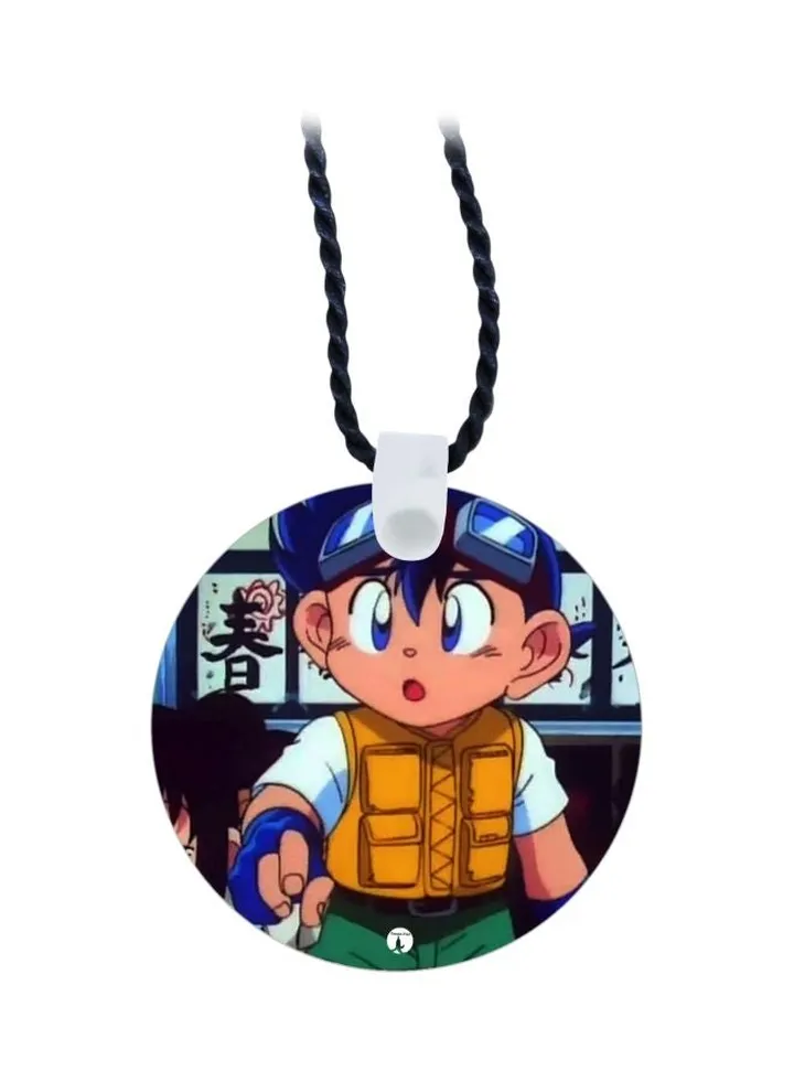 Anime Character Printed Pendant Necklace