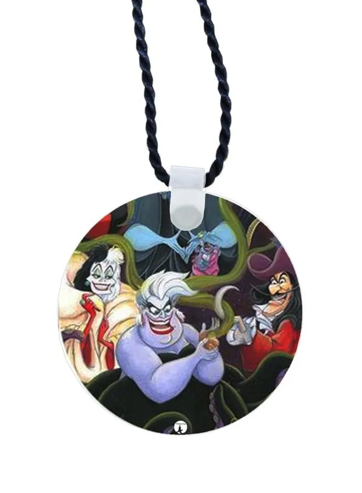Cartoon Printed Pendant Necklace
