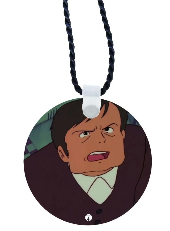 Cartoon Printed Pendant Necklace