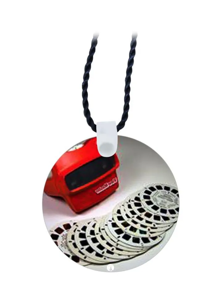 Printed Pendant Necklace