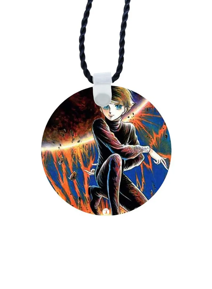 Cartoon Printed Pendant Necklace