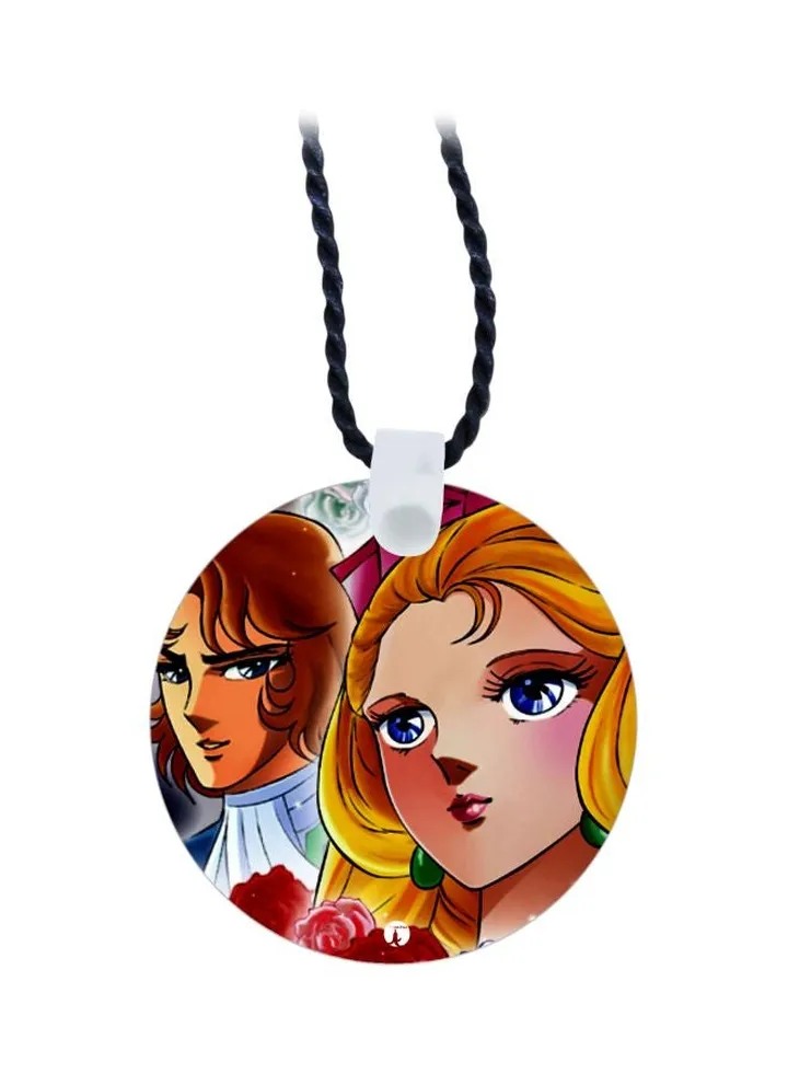 Cartoon Printed Pendant Necklace