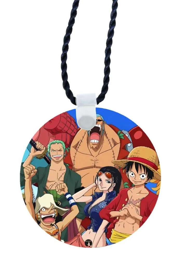 Cartoon Printed Pendant Necklace