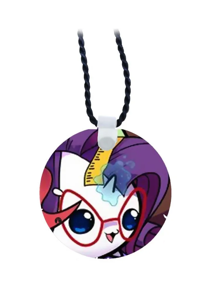 Cartoon Printed Pendant Necklace