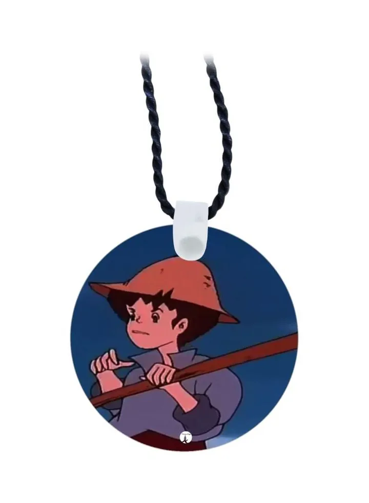Cartoon Printed Pendant Necklace