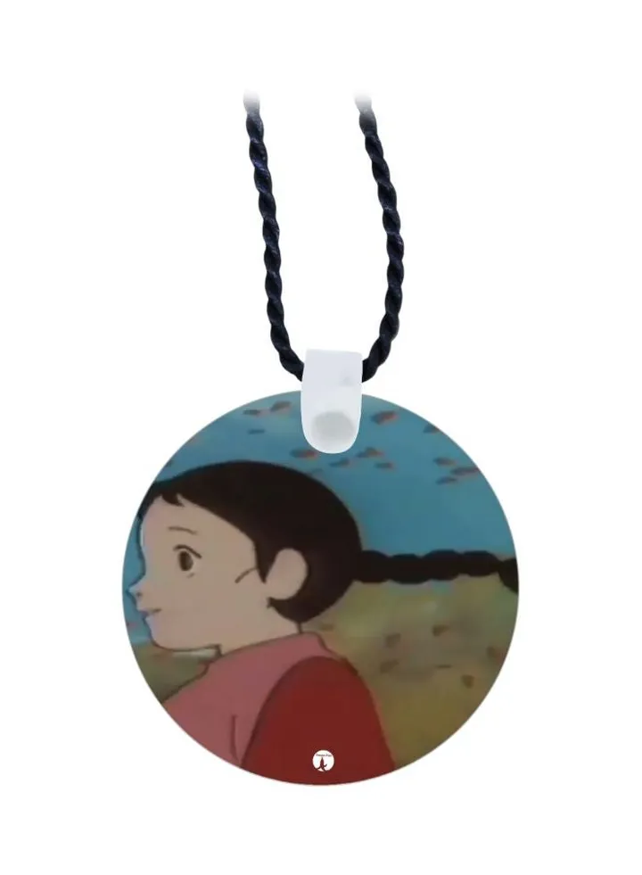 Cartoon Printed Pendant Necklace