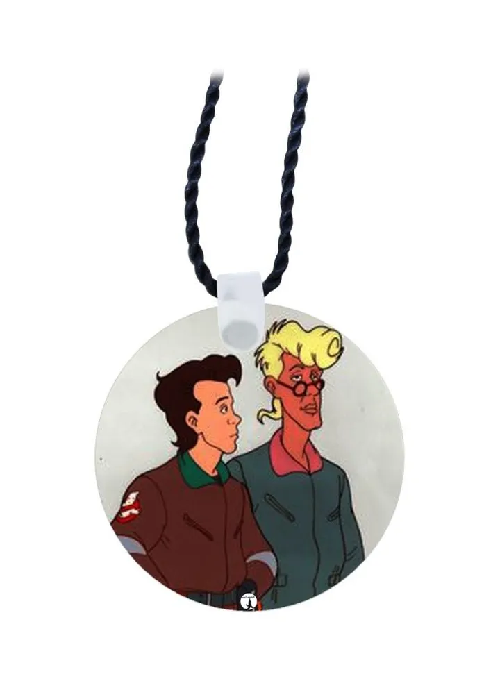 Cartoon Printed Pendant Necklace