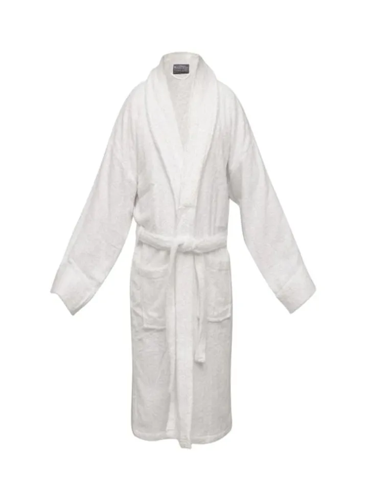 Egyptian Pure Cotton Bathrobe White