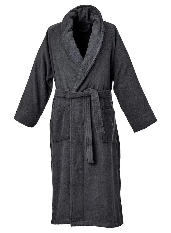 Bath Robe Dark Grey Large And Extra Large