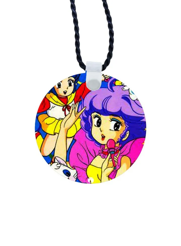 Cartoon Printed Pendant Necklace