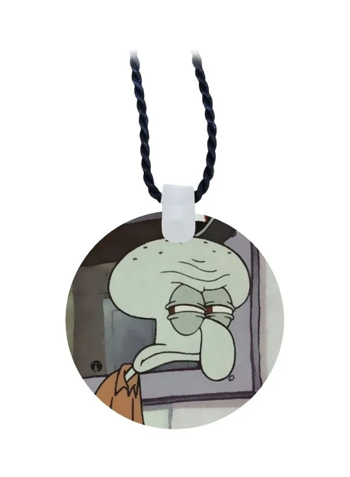Cartoon Themed Printed Pendant Necklace