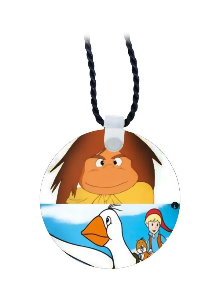 Cartoon Printed Pendant Necklace