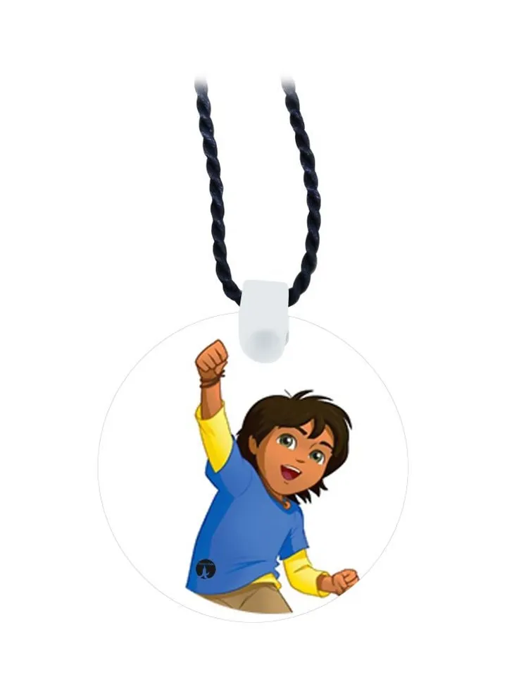 Cartoon Printed Pendant Necklace