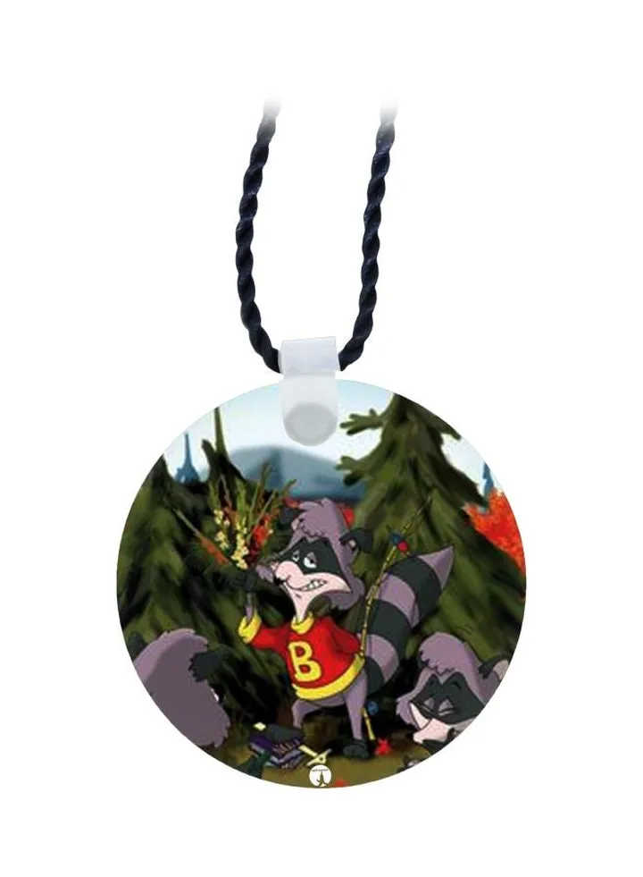 Cartoon Printed Pendant Necklace