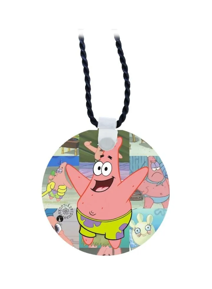 Cartoon Printed Pendant Necklace