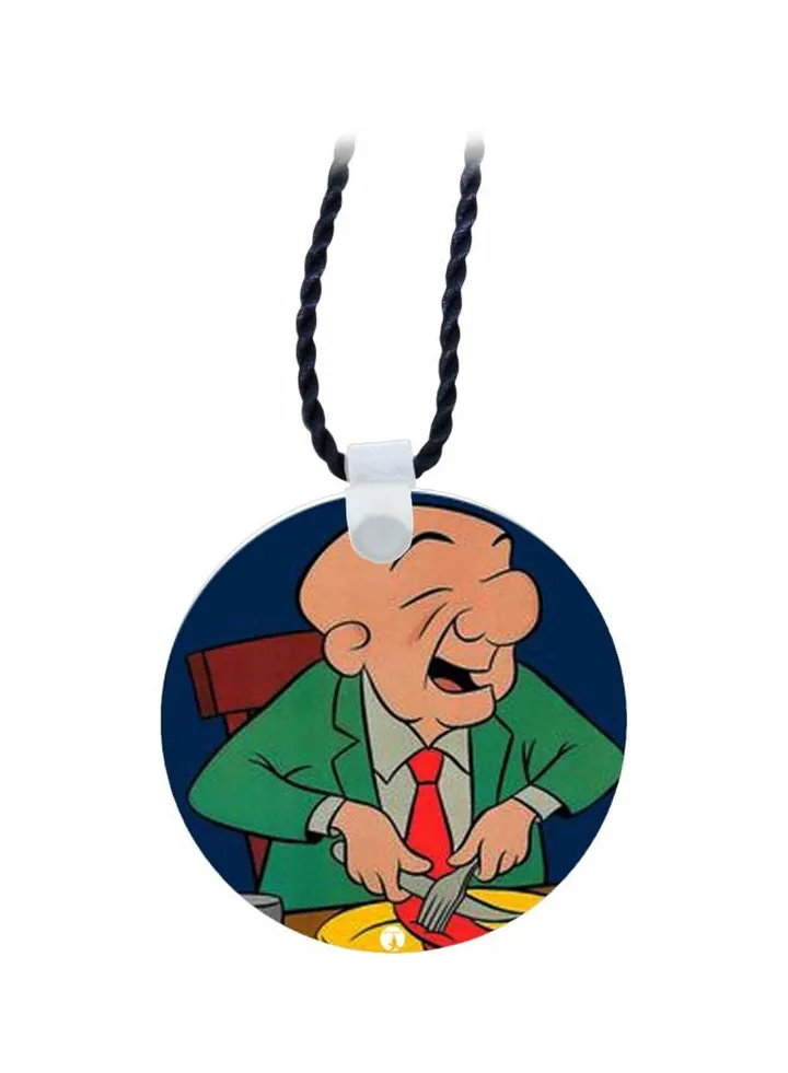 Cartoon Printed Pendant Necklace