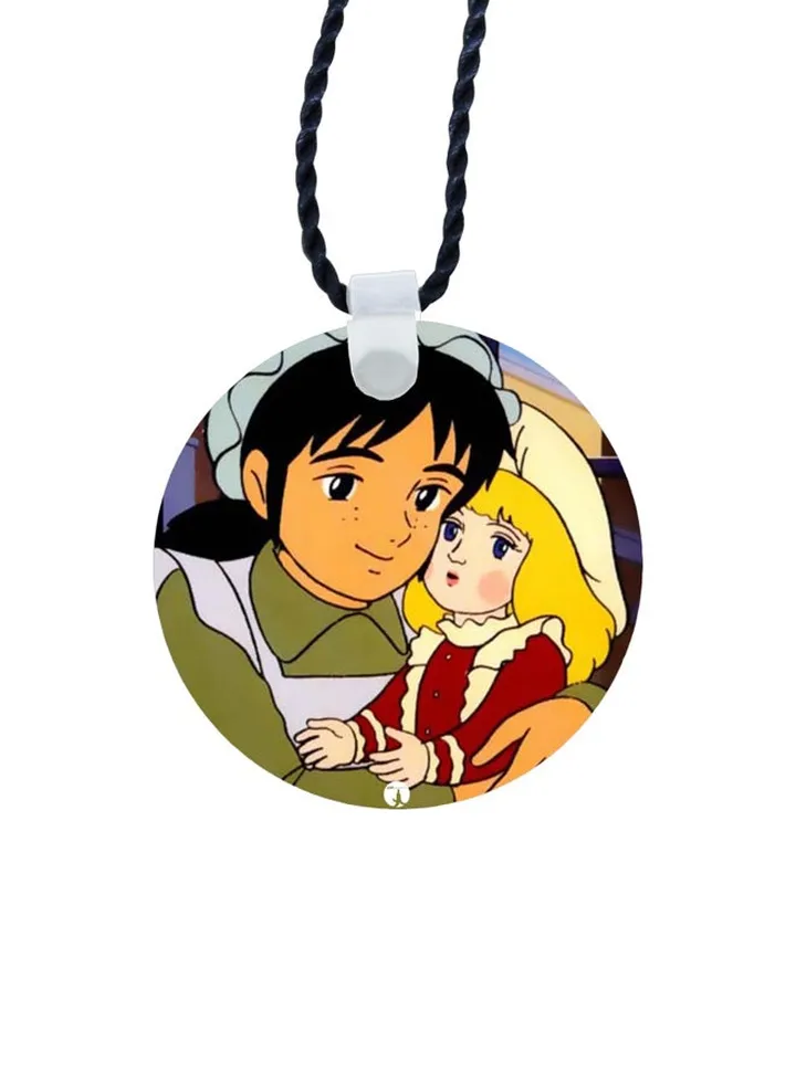 Cartoon Printed Pendant Necklace