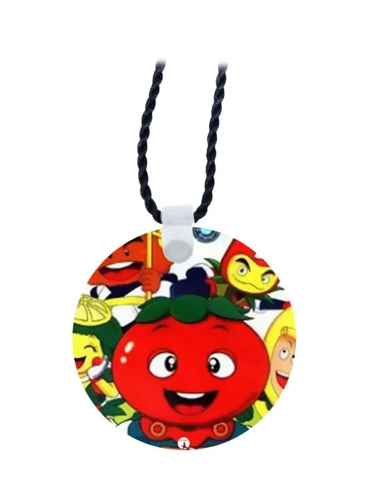 Cartoon Printed Pendant Necklace