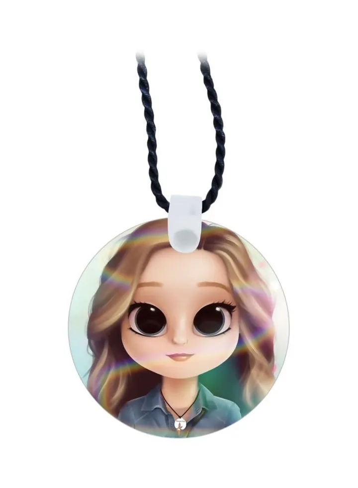 Cartoon Printed Pendant Necklace