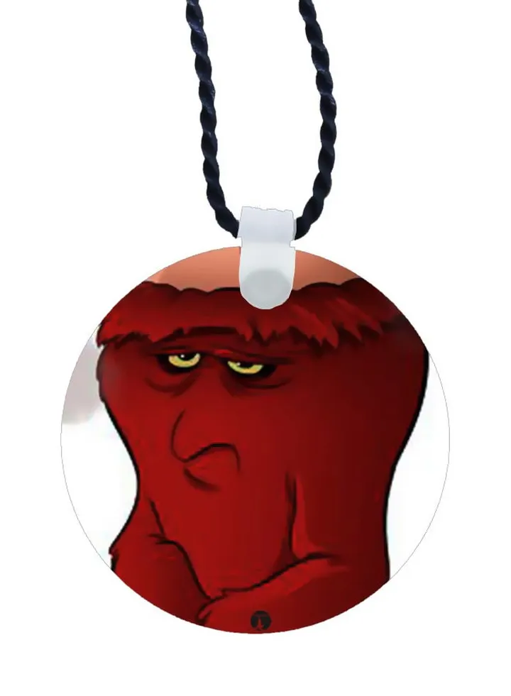 Cartoon Printed Pendant Necklace