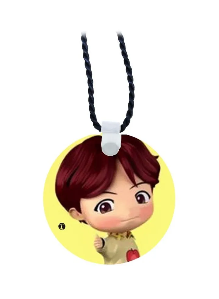 Cartoon Printed Pendant Necklace