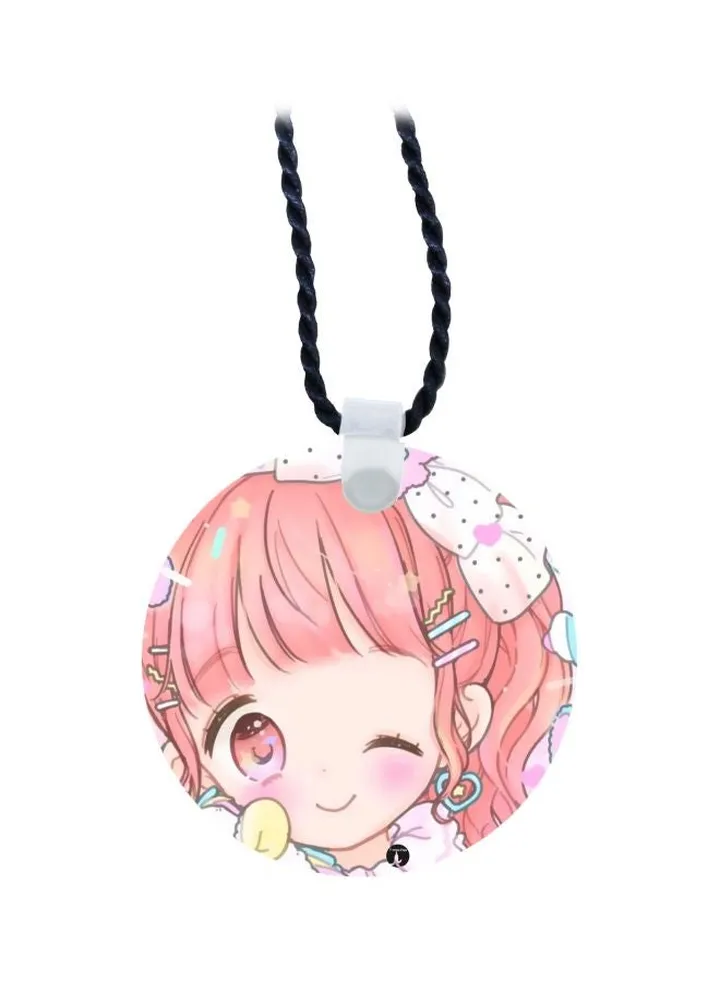 Cartoon Printed Pendant Necklace