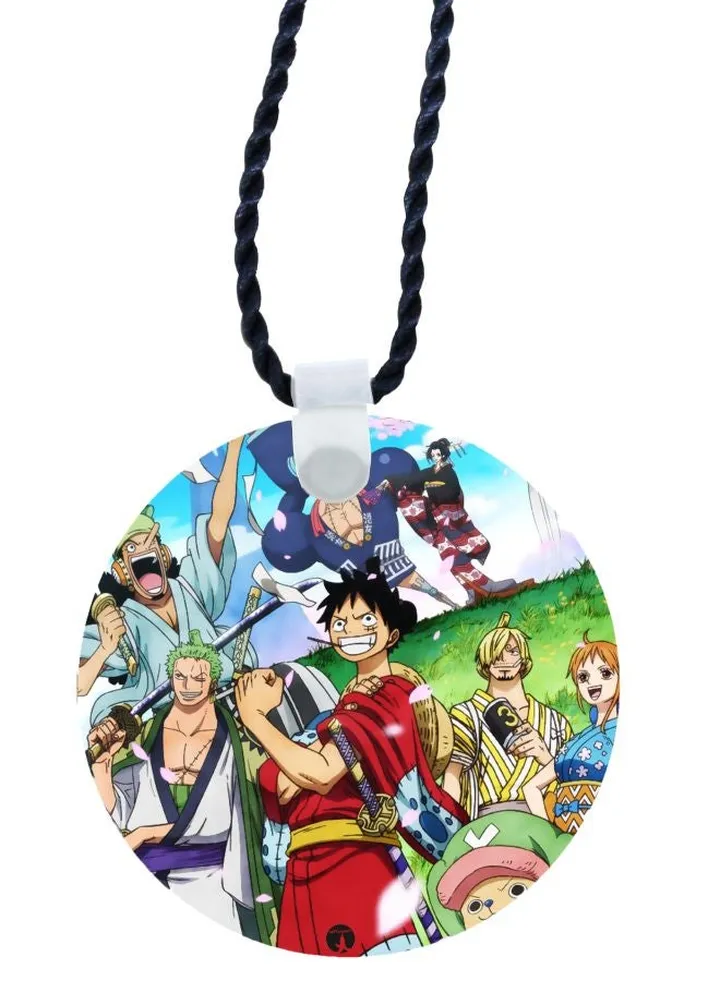 Cartoon Printed Pendant Necklace