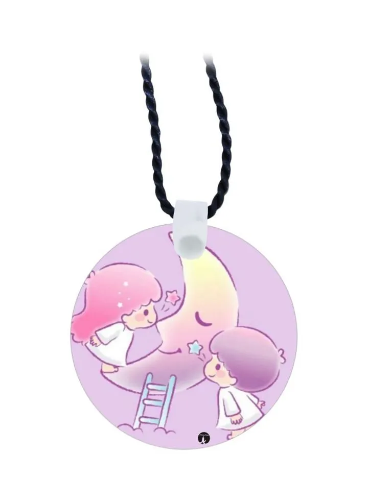 Cartoon Printed Pendant Necklace