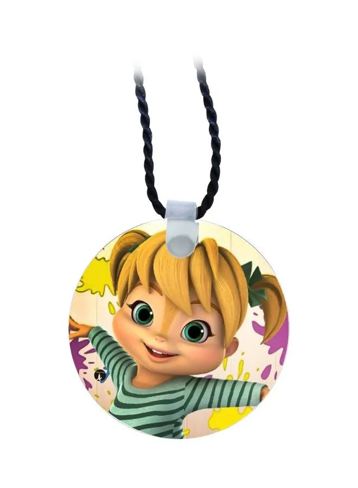 Cartoon Printed Pendant Necklace
