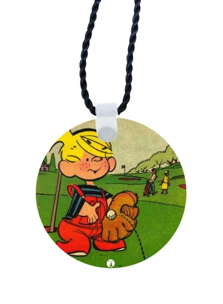Cartoon Printed Pendant Necklace