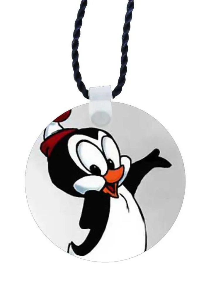 Cartoon Printed Pendant Necklace