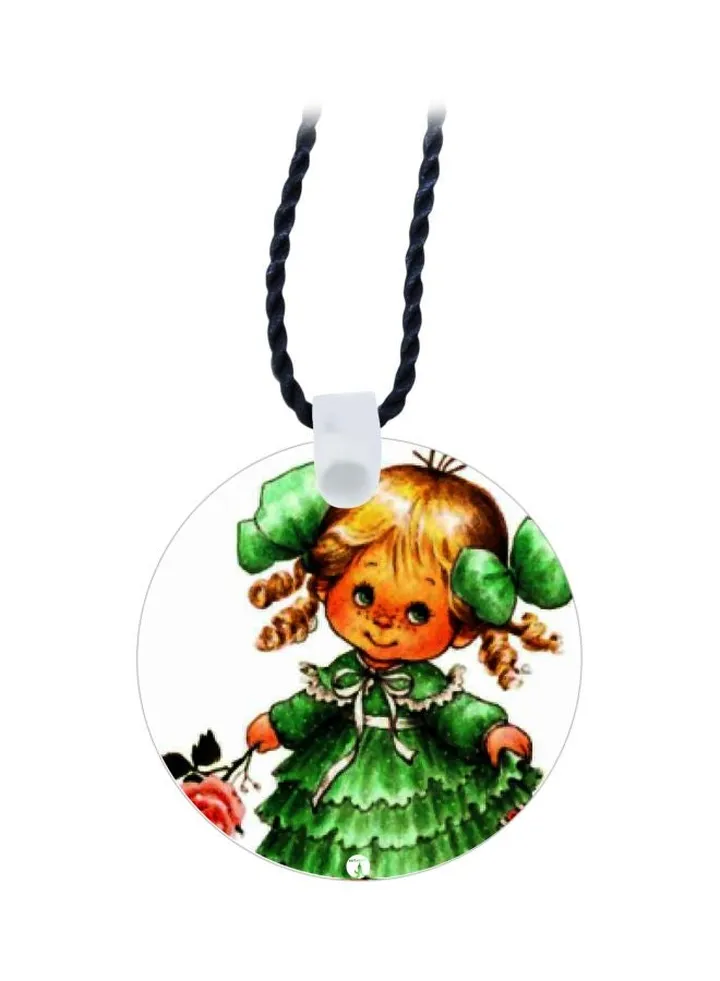 Cartoon Printed Pendant Necklace
