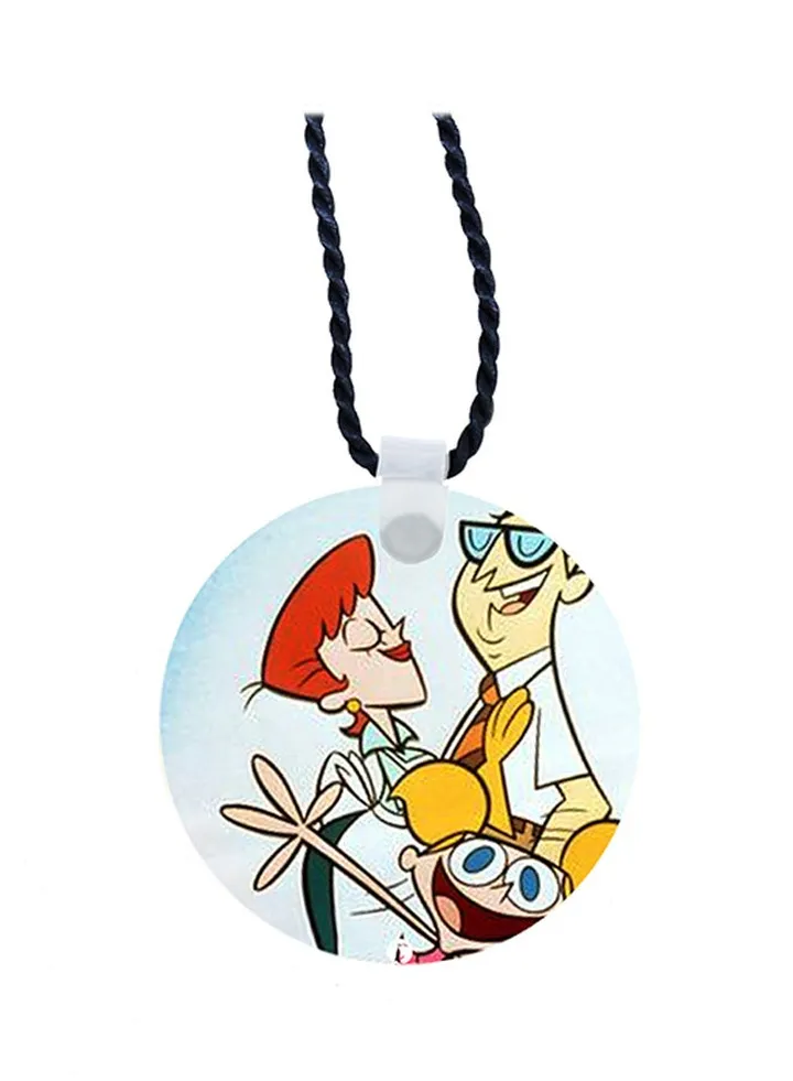 Cartoon Printed Pendant Necklace