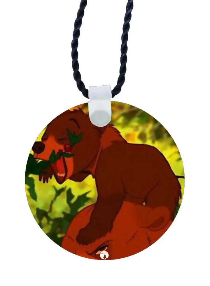 Cartoon Printed Pendant Necklace