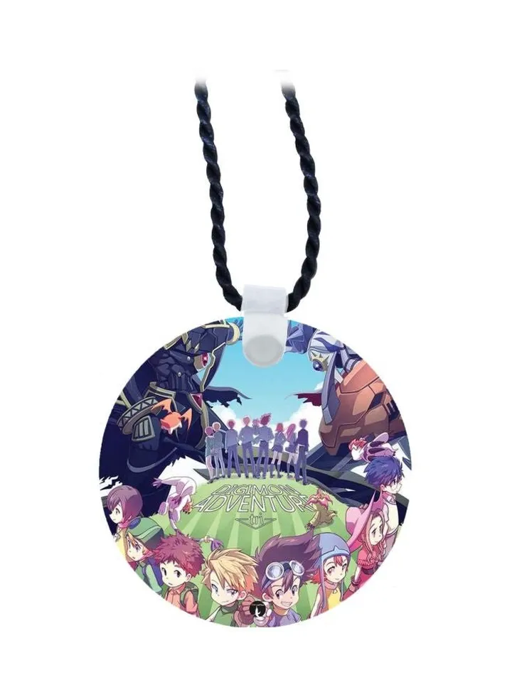 Cartoon Printed Pendant Necklace