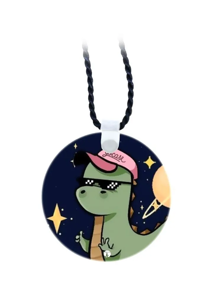 Cartoon Printed Pendant Necklace