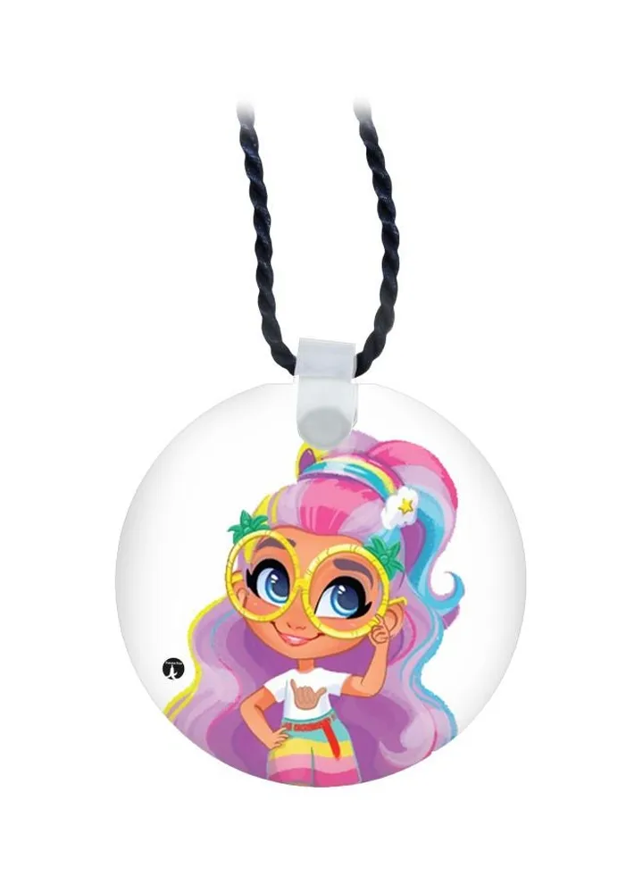Cartoon Printed Pendant Necklace