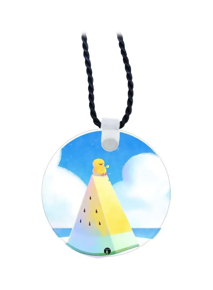 Cartoon Printed Pendant Necklace