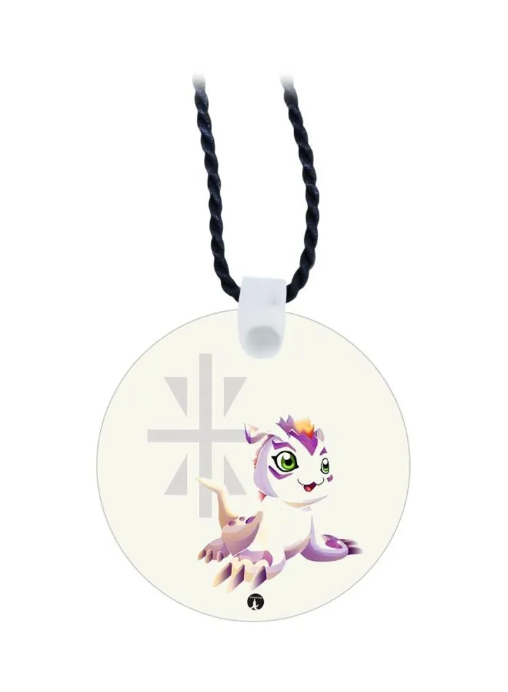 Cartoon Printed Pendant Necklace