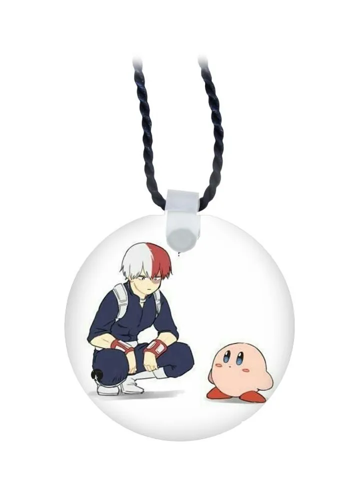 Cartoon Printed Pendant Necklace