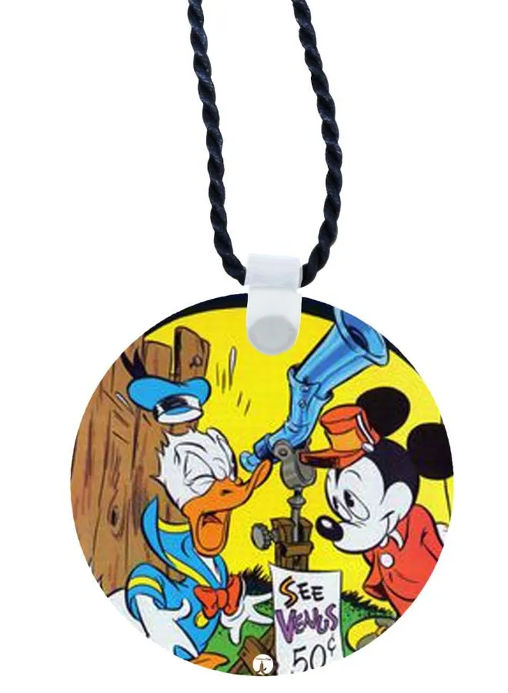Cartoon Printed Pendant Necklace