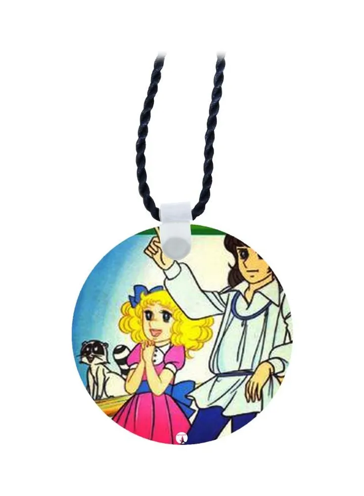Cartoon Printed Pendant Necklace