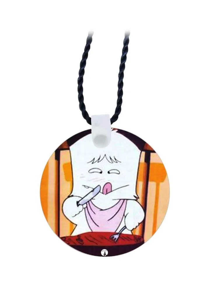 Cartoon Printed Pendant Necklace