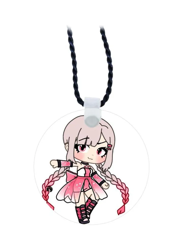 Cartoon Printed Pendant Necklace